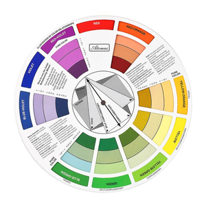 2023 Color Wheel Ink Chart giradischi trucco permanente per Amateur Select Color Mix Professional Tattoo Pigments Wheel Swatches - Product Image 2