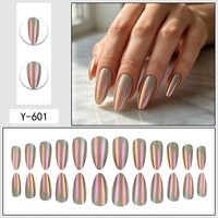 Faux ongles français transfrontaliers, capsules d'ongles à coller, autocollants pour ongles, style minimaliste, prêts à poser