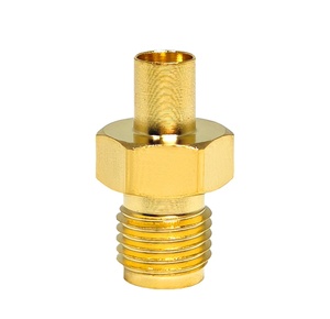 Adaptateur RF BJDZ 50Ohm <span class=keywords><strong>SMP</strong></span> mâle vers SMA femelle, 0-6GHz, convertisseur plaqué or. - Product Image 1