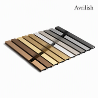 Plinthe lumineuse LED moderne en alliage d'aluminium avec fente pour éclairage, installation facile pour l'intérieur des hôtels