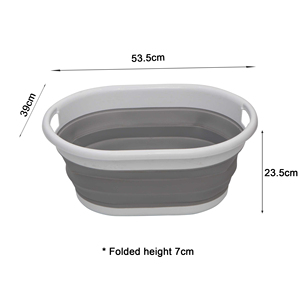 Cestino per la biancheria <span class=keywords><strong>sporco</strong></span> da 24l <span class=keywords><strong>cesto</strong></span> pieghevole pieghevole per la casa - Product Image 2