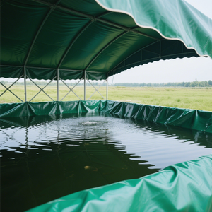 Bâche en polyester enduit de PVC, résistante, imperméable, anti-UV, tissée, laminée, utilisée industriellement, pour couvrir les camions, bâche en PVC - Product Image 5