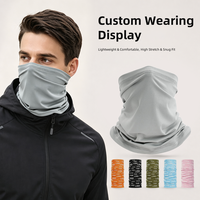 Cache-cou multifonctionnel, écharpe magique, protection solaire, masque facial, bandana, pour activités de plein air, moto, course à pied, pêche, chauffe-cou