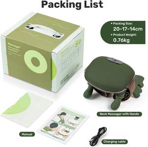 Meilleures ventes : Masseur portable sans fil pour le cou et les épaules avec chaleur, Shiatsu 4D pour améliorer la fatigue du cou et la flexibilité musculaire - Product Image 6