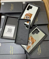 Étui arrière créatif DIY intelligent avec écran NFC E-Ink pour Samsung Galaxy S25 S24 S23 Ultra, avec projection d'écran illimitée