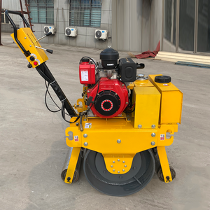 3 Ton dizel motor yol silindiri heyecan verici kuvvet 20kN yol silindiri üzerinde binmek arkasında yürümek - Product Image 5