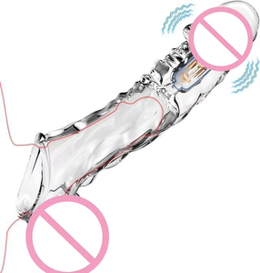 Fabrikpreis Großhandel Transparenter G-Punkt Sleeve Dildo <span class=keywords><strong>Vibrator</strong></span> Masturbation Stimulation Männlicher Punkt <span class=keywords><strong>Vibrator</strong></span> Sexy Spielzeug Sex Erwachsenen-Sexspielzeug - Product Image 1
