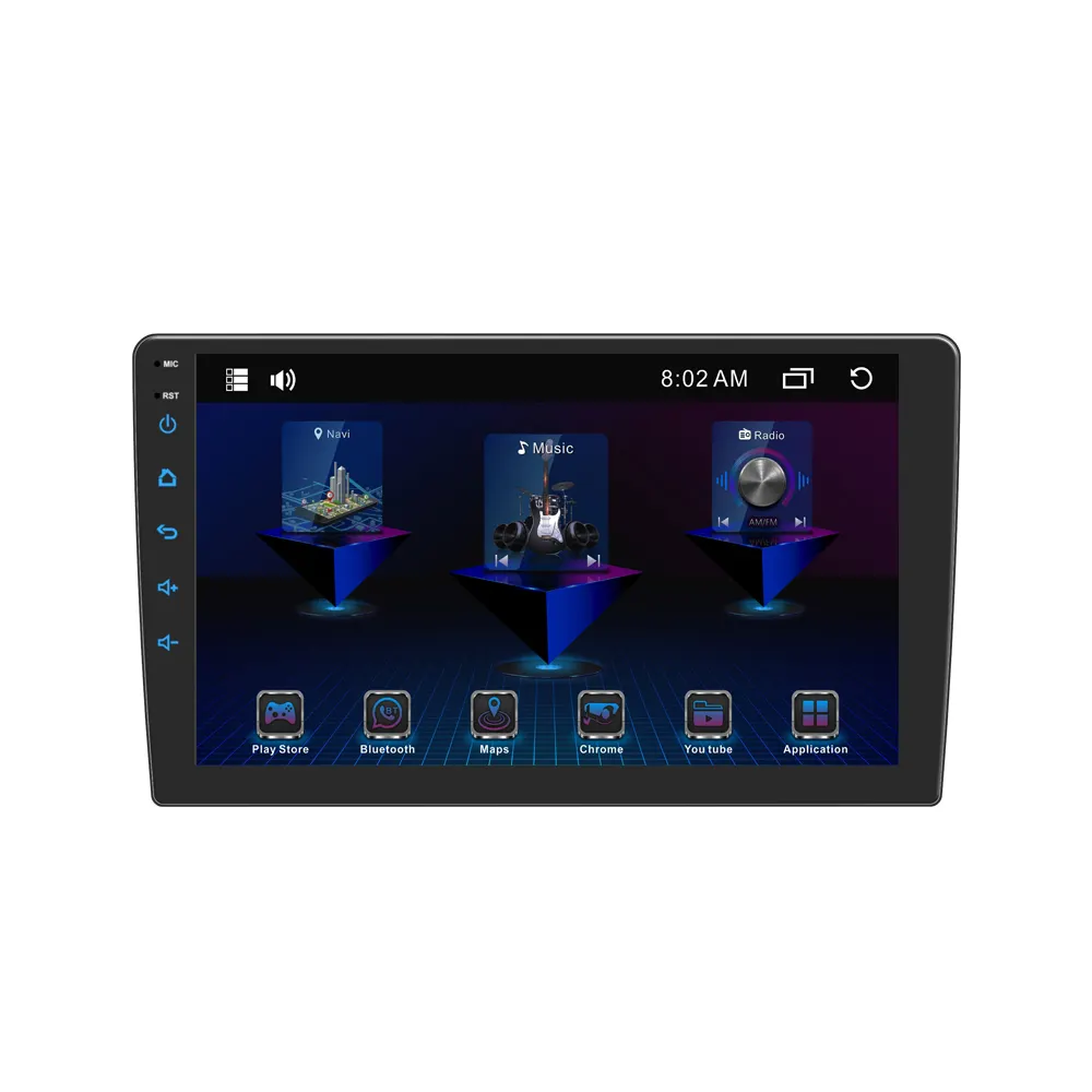 Dashboard Mobil Elektronik Mobil Pemutar Dvd GPS Navigasi Android Hd Bawaan Radio FM dengan Monitor Spion Mobil untuk Toyota Corolla