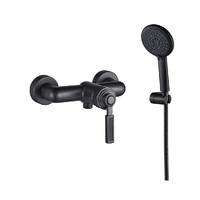 Robinet mitigeur de bain douche moderne à une poignée Robinets mitigeurs de salle de bain en laiton massif Robinet d'eau Mitigeur de bain à une poignée