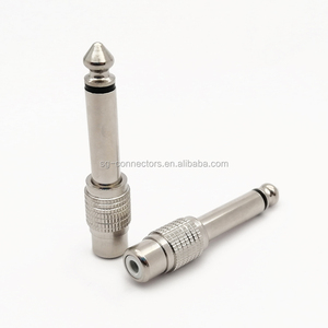 금도금 6.35mm <span class=keywords><strong>1</strong></span>/<span class=keywords><strong>4</strong></span> 남성-3.5mm <span class=keywords><strong>1</strong></span>/8 여성 스테레오 오디오 잭 어댑터 (Aux 케이블, 기타 앰프, 헤드폰용) - Product Image 5