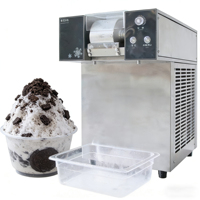 Nouvelle machine à glace en flocons Bingsu avec forme de flocons de neige, machine à crème glacée en acier inoxydable, pour desserts et cafés