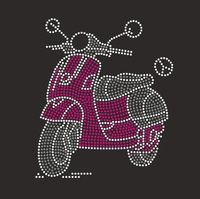 Mode colorée vacances de Noël strass fer sur les transferts enseignant festif Bling Designs