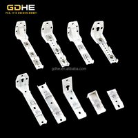Rail de rideau en alliage d'aluminium de haute qualité, rail de rideau pliable en S, rail de rideau silencieux à montage au plafond, longueur personnalisée de 15 pieds