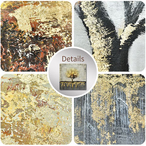 Obra <span class=keywords><strong>de</strong></span> arte hecha a mano para decoración <span class=keywords><strong>de</strong></span> <span class=keywords><strong>la</strong></span> sala <span class=keywords><strong>de</strong></span> estar, pintura <span class=keywords><strong>de</strong></span> árbol <span class=keywords><strong>dorado</strong></span>, arte <span class=keywords><strong>de</strong></span> árbol <span class=keywords><strong>de</strong></span> <span class=keywords><strong>la</strong></span> <span class=keywords><strong>vida</strong></span> - Product Image 6