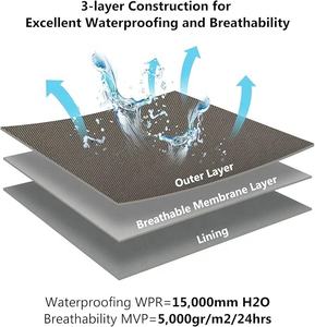 Langland 3 <span class=keywords><strong>couches</strong></span> et <span class=keywords><strong>5</strong></span> <span class=keywords><strong>couches</strong></span> Hommes Cuissardes Respirantes Imperméable Pêche à la Mouche Poitrine Pêche - Product Image 5