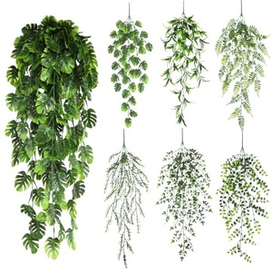 Guirnaldas Artificiales Wanhui, Hojas de Monstera, Decoración de Pared de 100 cm, Decoración para el Hogar, Bodas y Exteriores - Product Image 1