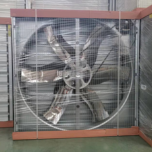 Ventilador de Extracción Centrífugo Industrial de 220V y 12000 M3/H con Obturador para Puerta de Invernadero, Montaje en Pared - Product Image 3