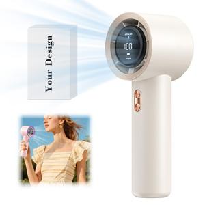 Portable <b>Handheld</b> Cooling <b>Fan</b> with Brushless Motor 199 Adjustable Speeds Rechargeable Personal <b>Fan</b> for Travel - Product Image 3