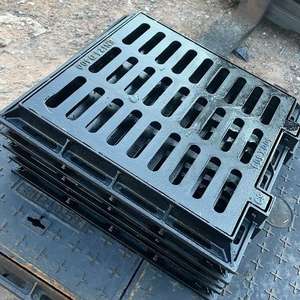 현대식 야외 폴리머 배수 직사각형 맨홀 덮개 레진 플라스틱 하수구 덮개 (차고 진입로용 레진 야외 ASTM) - Product Image 1