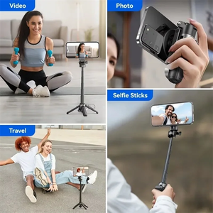 Perche à <span class=keywords><strong>selfie</strong></span> magnétique P15mini-C avec télécommande, trépied extensible pour téléphone portable, compatible avec le magnétisme, trépied perche à <span class=keywords><strong>selfie</strong></span> - Product Image 6