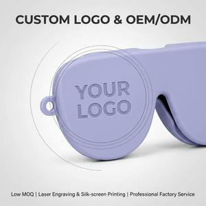 Étui à lunettes/lunettes de soleil en silicone créatif avec logo personnalisé, sac de rangement, étui de protection pour lunettes, pochette imperméable et durable - Product Image 4