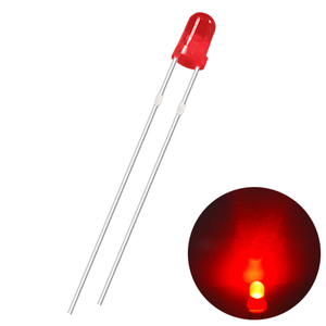Czinelight Factory Outlet Công Suất Thấp 0.06W 1.8-2.2V F3 Ống Kính Khuếch Tán Màu Đỏ Độ Sáng Cao 3Mm Led Dip Trong Diode - Product Image 1