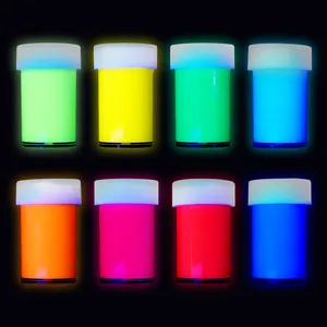 Khay Uv Fluorescentie Huid Bodi Fluorescenten Neon 25Ml Glow In The Dark Art Voor Gezichts-En Bodypaint