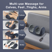 Masseur électrique pour les jambes, les mollets et les pieds, chauffant, shiatsu, à prix avantageux, appareil de massage des pieds à compression chaude, pétrissage