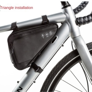 Wasserdichte Fahrradrahmen-Ledertasche mit dreieckigem Oberrohr zum Fahrrad fahren - Product Image 4
