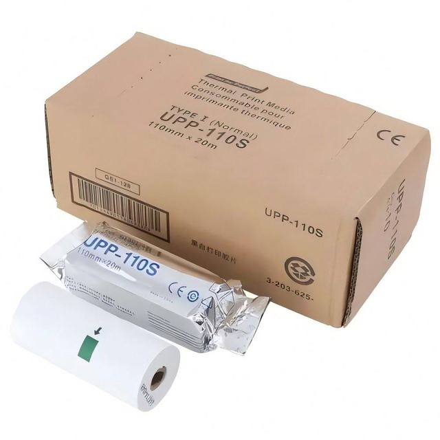Factory Directly Supply Ultrasound Thermal Paper Roll Ultrasound Printer Paper UPP110S