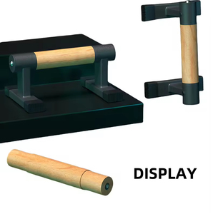 Parallettes en bois pour callisthénie, équipement de fitness, barres de pompes, ensembles de pompes pour la gymnastique à domicile - Product Image 4