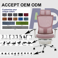 Chaise de bureau ergonomique en maille, dossier réglable, pour mobilier de bureau commercial – Approvisionnement direct usine