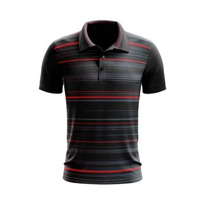 T-shirts et polos pour hommes de haute qualité, vêtements d'été personnalisés, tissu en coton molletonné, respirant, décontracté - Product Image 4
