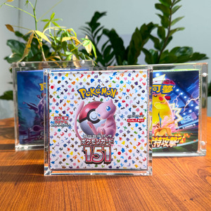 TCG Acrilico per Gioco di Carte Pokémon Pacchetto Espansione Scarlatto e Violetto Miracolo Stellare Acrilico da 6mm con Coperchio Magnetico - Product Image 1