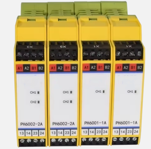 Nhựa công nghiệp thiết bị an toàn Rơ Le mô hình mô-đun Rơle an toàn đầu vào PH6401-3A1B - Product Image 1