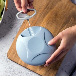 Picador de Ajo Manual de Acero Inoxidable de 500 ml con Cuerda, Buen Ayudante de Cocina, Picador de Ajo Multifuncional, Picador de Verduras - Product Image 5