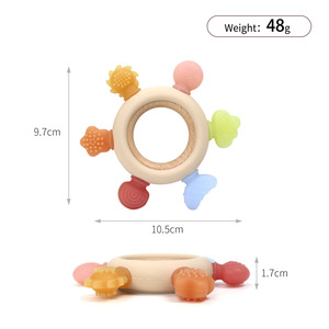 Mitaines <span class=keywords><strong>de</strong></span> <span class=keywords><strong>dentition</strong></span> en silicone pour bébés Jouets à mâcher souples Gants <span class=keywords><strong>de</strong></span> <span class=keywords><strong>dentition</strong></span> sans BPA et jouets <span class=keywords><strong>de</strong></span> <span class=keywords><strong>dentition</strong></span> sensoriels pour enfants - Product Image 3