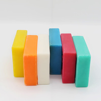 Savons à lessive écologiques colorés pour vêtements, à base de plantes APG, nettoyage en profondeur, savon arc-en-ciel, parfum frais, savon à lessive