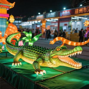 Moderne Outdoor Waterdichte Krokodillenlantaarn Voor Halloween Easter En Nieuwjaar/Kerstverlichting Display Op Speelplaats - Product Image 6