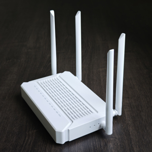 ONU de Banda Dual WiFi6 AX3000 de Alta Velocidad, 4GE, 2USB, 1POTS, 4 Antenas, OEM de Fábrica - Product Image 1