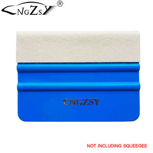 10 pièces <span class=keywords><strong>bord</strong></span> en feutre de <span class=keywords><strong>laine</strong></span> avec colle auto-adhésive pour 4 pouces voiture Wrap vinyle raclette de rechange Auto accessoires fenêtre teinte A11 - Product Image 6