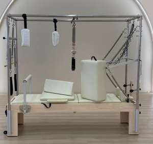 Cadillac riformatore 3-in-1 in legno con nucleo torre e Pilates letto Home Studio palestra Fitness Yoga allenamento letto - Product Image 1