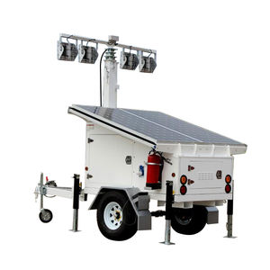 मोबाइल नेतृत्व सौर प्रकाश टॉवर व्यापक रूप से बेहतर गुणवत्ता वाले सौर ट्रेलर लाइट टॉवर - Product Image 3