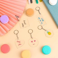 Mini porte-clés personnalisé en gros pour CD, porte-clés DIY avec impression UV, boîtier d'album vierge en PVC et alliage, anime