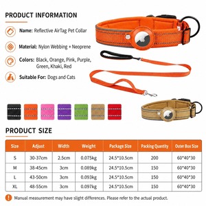 Collier de suivi intelligent pour animaux de compagnie en nylon avec localisateur, couleur rouge, collier <span class=keywords><strong>GPS</strong></span> pour <span class=keywords><strong>chien</strong></span> - Product Image 4