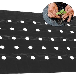 Film de paillage agricole noir et argenté, film plastique pour le jardinage, la ferme et le contrôle des mauvaises herbes - Product Image 2