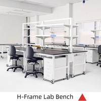 Banc de laboratoire d'histologie de haute qualité pour cosmétiques, mobilier de laboratoire moderne, table de laboratoire de chimie