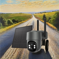 Caméra de sécurité cellulaire LTE 4G 2K/3MP/4MP avec carte SIM, écran OLED, système d'exploitation Linux, maison intelligente, alimentation solaire, caméra PTZ