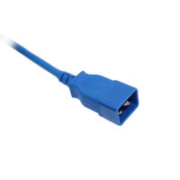 Câble d'alimentation IEC 60320 C19 vers C20 16A 250V H05VV-F 3X1.5MM pour appareils électroménagers 100% cuivre