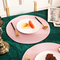 Vente chaude Style classique sous-verres léger tissé Table napperon livraison rapide salle à manger cuisine usage domestique tissé tapis tampons